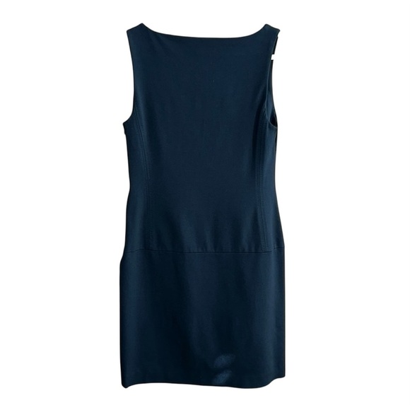 Banana Republic Black Side Zip Ponte Sheath Dress - Picture 2 of 8